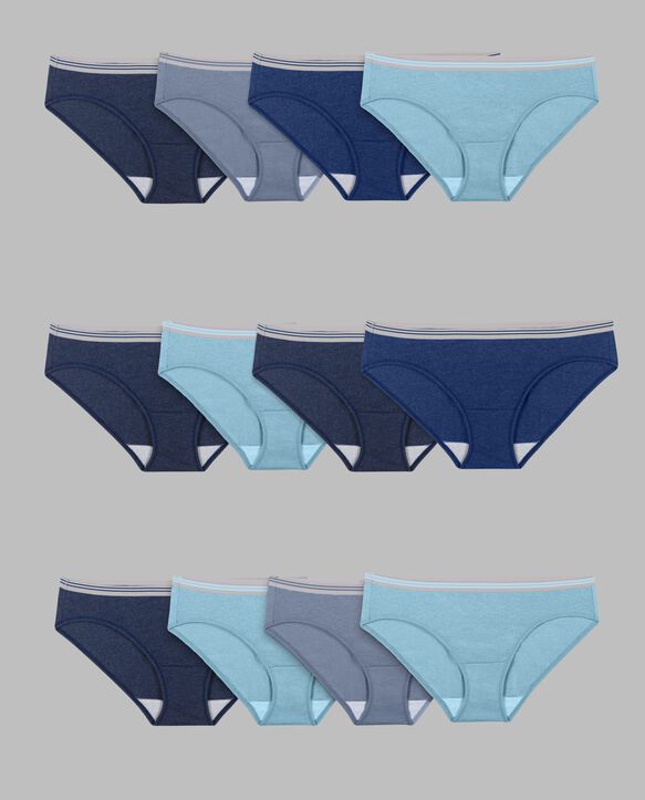 Women's Heather Low-Rise Hipster Panty, Assorted 12 Pack ASSORTED