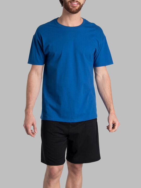 Men’sEversoft®  Short Sleeve Crew T-Shirt, Extended Sizes 2 Pack LIMOGES