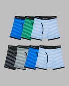 Boys' CoolZone® Boxer Brief, Stripe 7 Pack Assorted