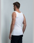 BVD® Men's Cotton A-Shirt, White 5 Pack WHITE