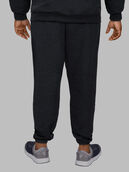 Big Men's Eversoft®  Fleece Elastic Bottom Sweatpants Black Heather