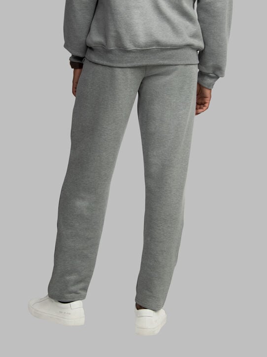 Men's Eversoft®  Fleece Open Bottom Sweatpants Medium Grey Heather