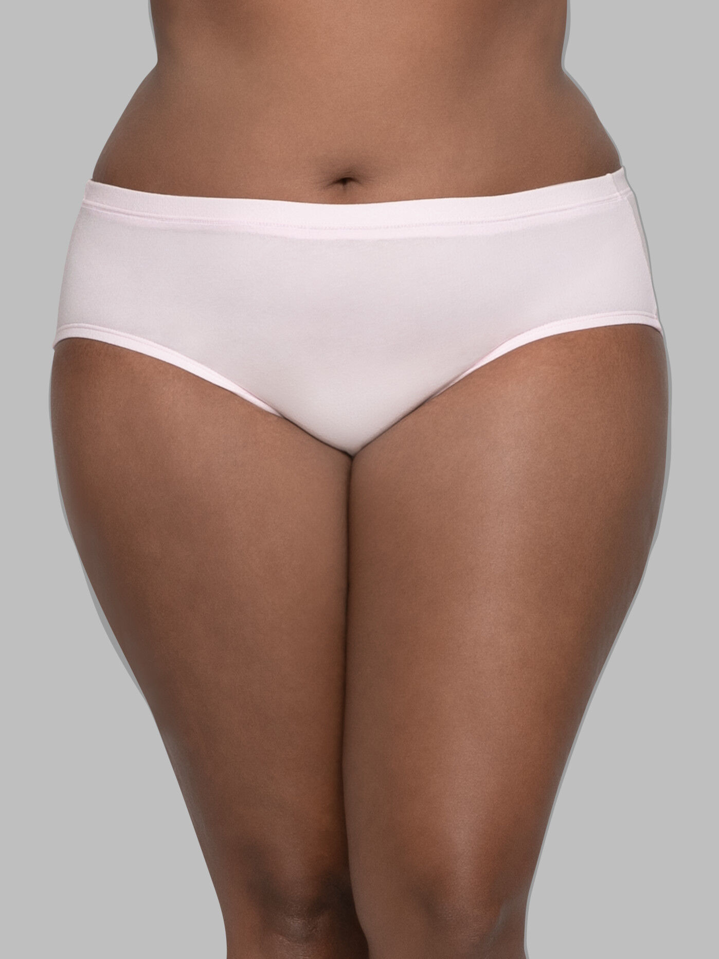 Women s Plus Fit for Me Breathable Brief Underwear 6 Pack