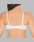 Women's Lightly Padded Wirefree Bra, 1 Pack WHITE