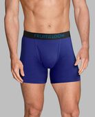 Men's Breathable Cotton Micro-Mesh Short Leg Boxer Briefs, Assorted 3 Pack Assorted