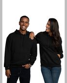 Men's Eversoft® Fleece Pullover Hoodie Sweatshirt, Extended Sizes Black