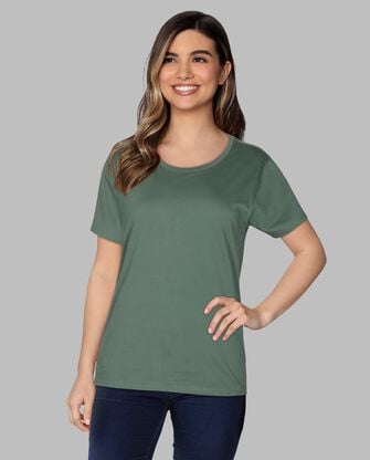 Women's Crafted Comfort™ Artisan Crew T-Shirt Hedge