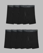 Men's Eversoft® CoolZone® Fly Boxer Briefs, Black 7 Pack ASSORTED