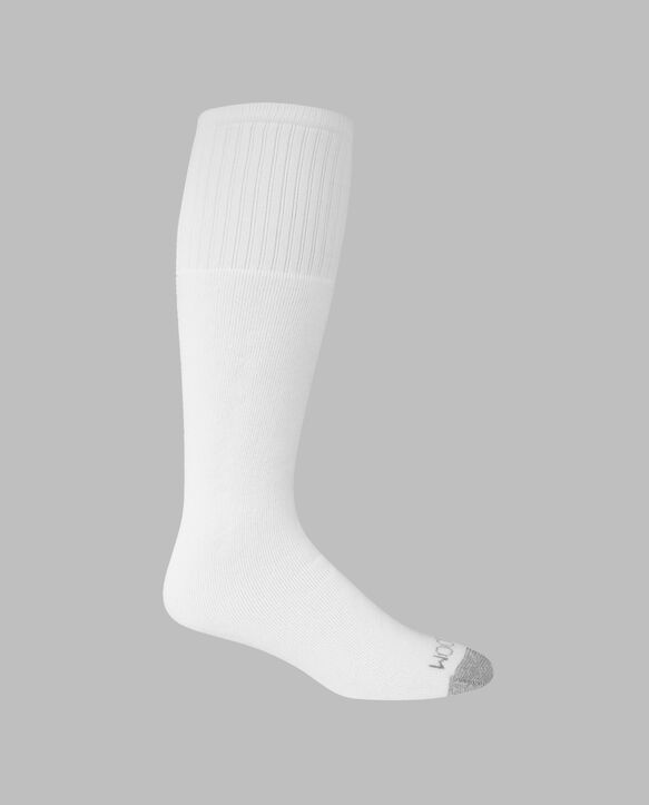 Men's Dual Defense®Tube Socks, 12 Pack, Size 6-12 WHITE