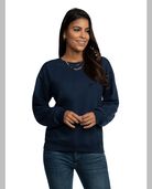 EverSoft Fleece Crew Sweatshirt, Extended Sizes, 1 Pack Navy