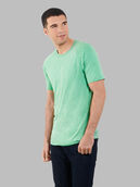 Men's Short Sleeve EverLight™ Raglan T-Shirt, 2 Pack Lucky Green Heather