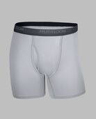 Men's Micro-Stretch Boxer Briefs, Black and Gray 5 Pack Assorted
