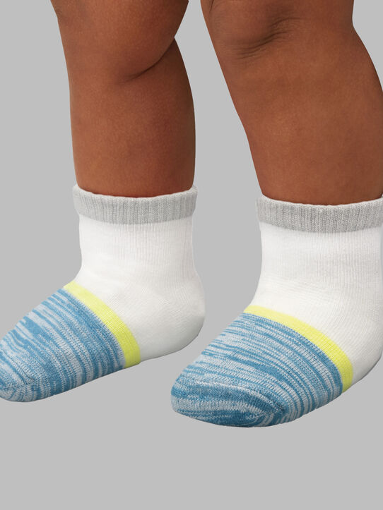 Baby Breathable Socks, Blue/Green 10 Pack ASSORTED