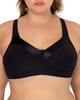 Buy KSB ENTERPRISES Women's Full Coverage Wirefree Poly Cotton with Net Bra  Online - Get 74% Off