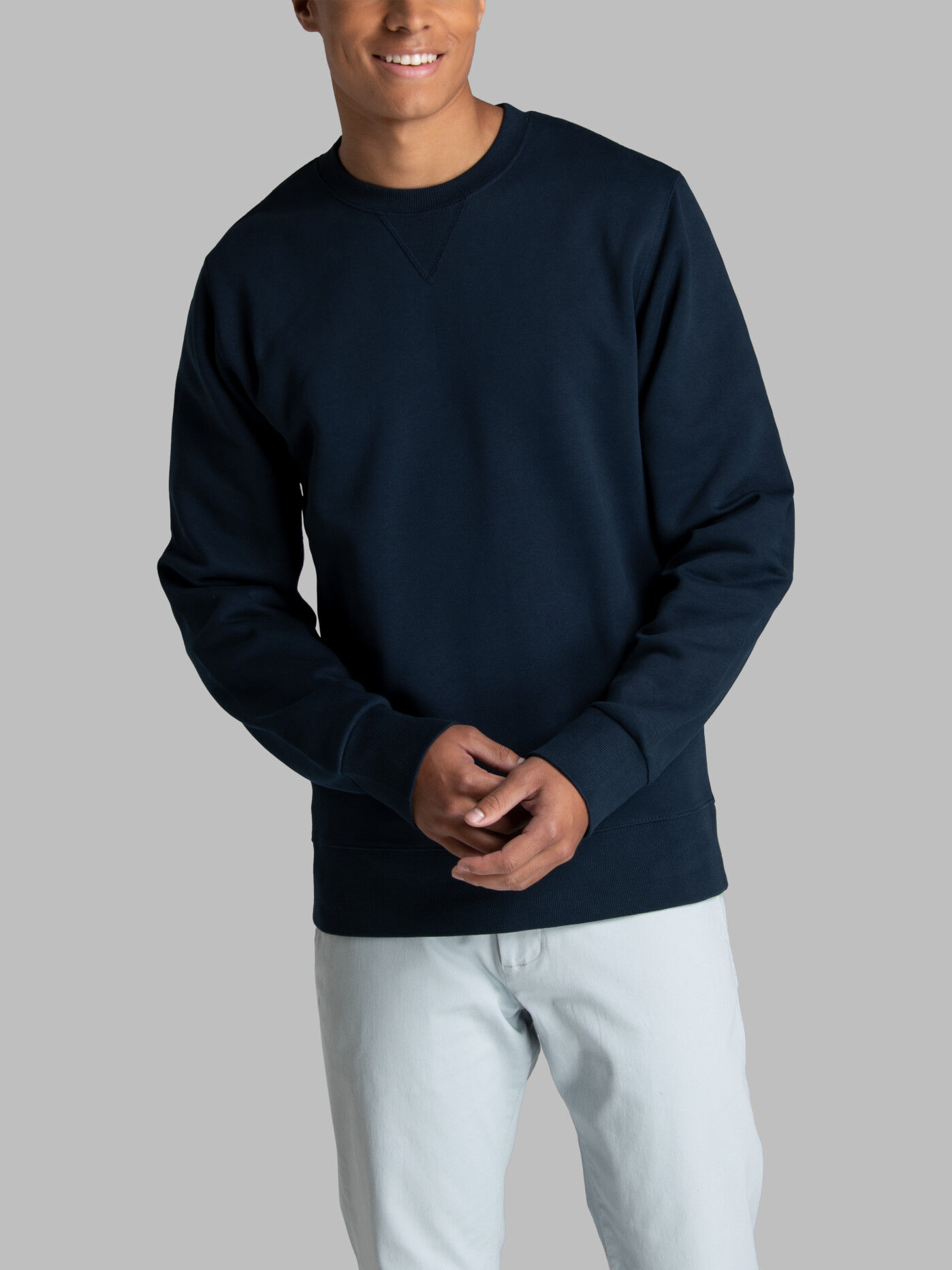 Men's v neck clearance sweatshirt
