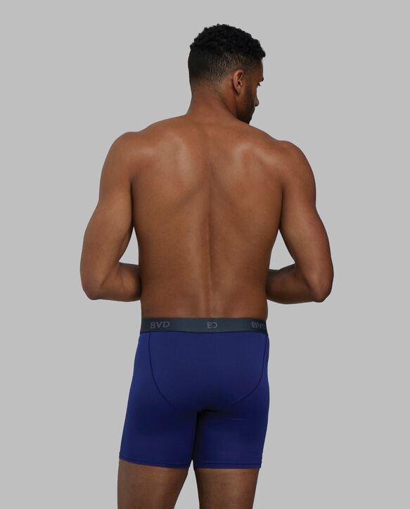 BVD® Men's Ultra Soft Boxer Briefs, Assorted 3 Pack Assorted