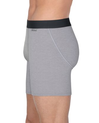 Men's Crafted Comfort  Black Heather Boxer Brief, 3 Pack 