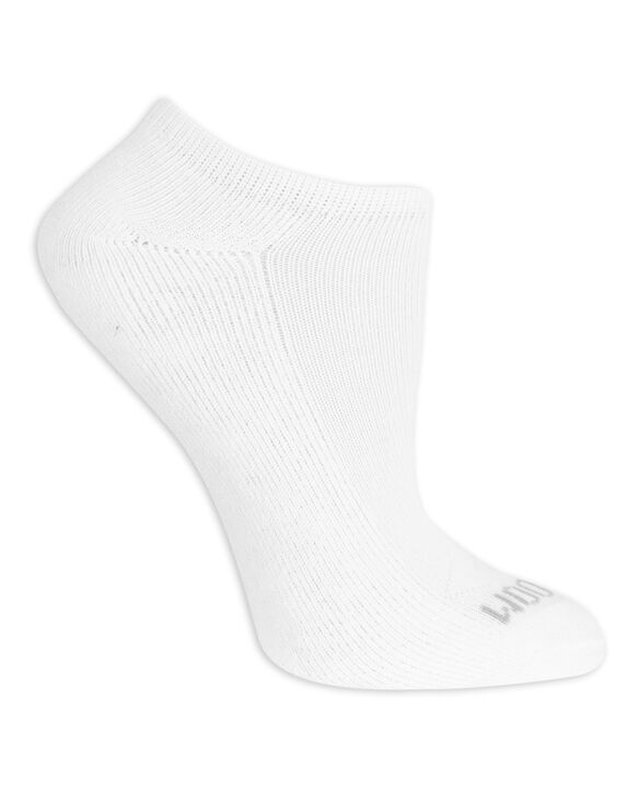 Women's Everyday Soft Cushioned No Show Socks 10 Pair White