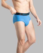 Men's Breathable Black and Gray Brief, 4 Pack, Size 2XL Assorted