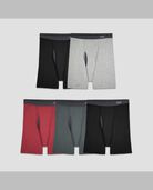 Men's EverSoft CoolZone Covered Waistband Boxer Briefs Size XL, 5 Pack ASSORTED