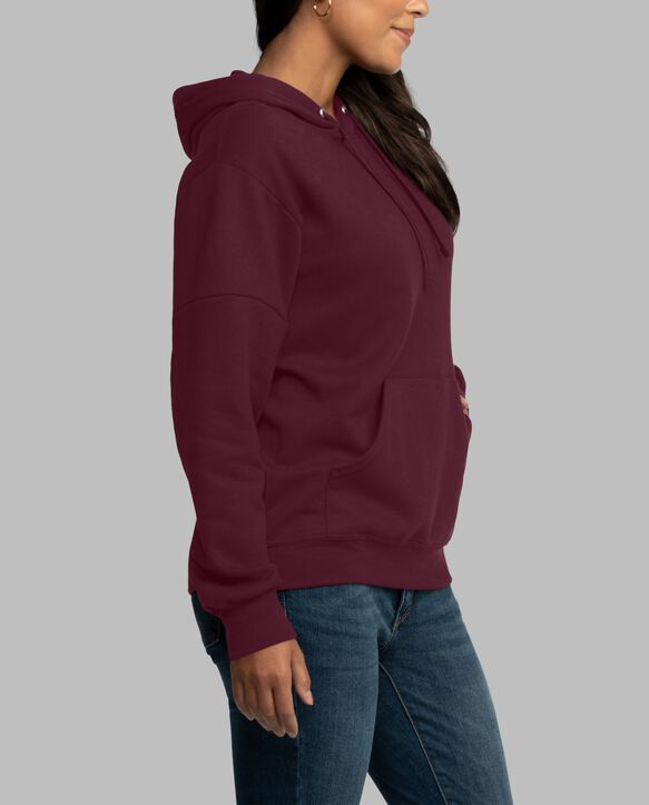 Eversoft® Fleece Pullover Hoodie Sweatshirt, Extended Sizes Maroon