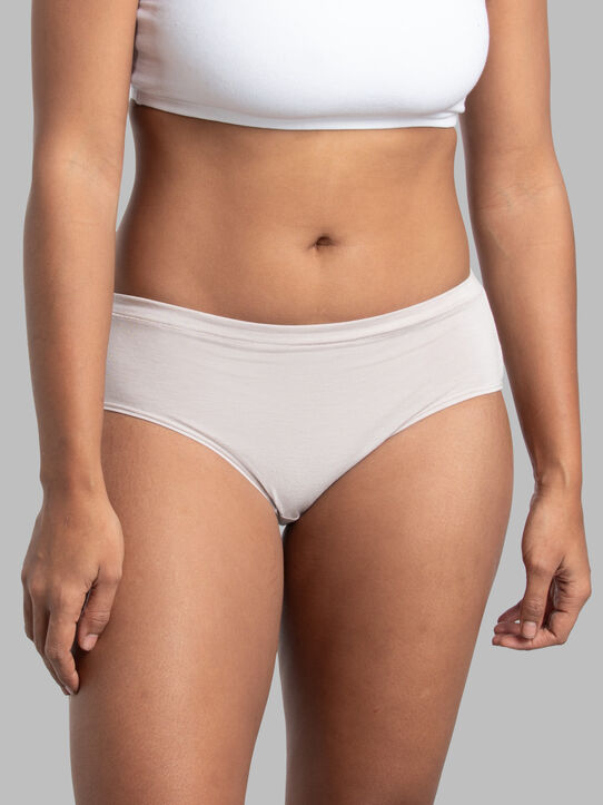 Buy FREECULTR Women's Frost Grey Solid Modal Hipster Briefs Online