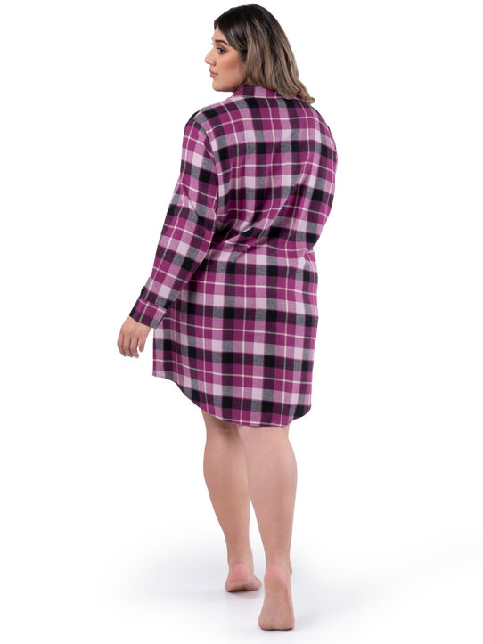 Women's Plus Flannel Sleepshirt 