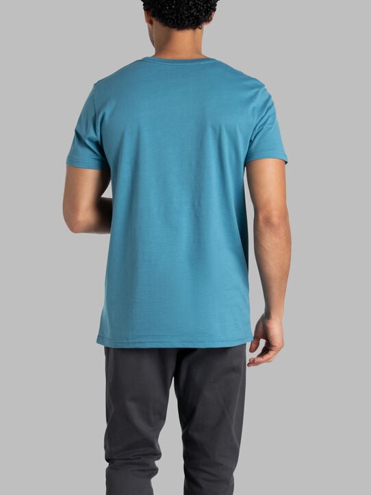 Men's Crafted Comfort Artisan Tee™ Crew T-Shirt Neptune Blue