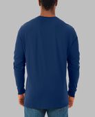 Men's Soft Long Sleeve Crew T-Shirt, 2 Pack J Navy