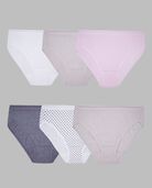 Women's Premium Ultra Soft Hi-Cut Panty, Assorted 6 Pack ASSORTED