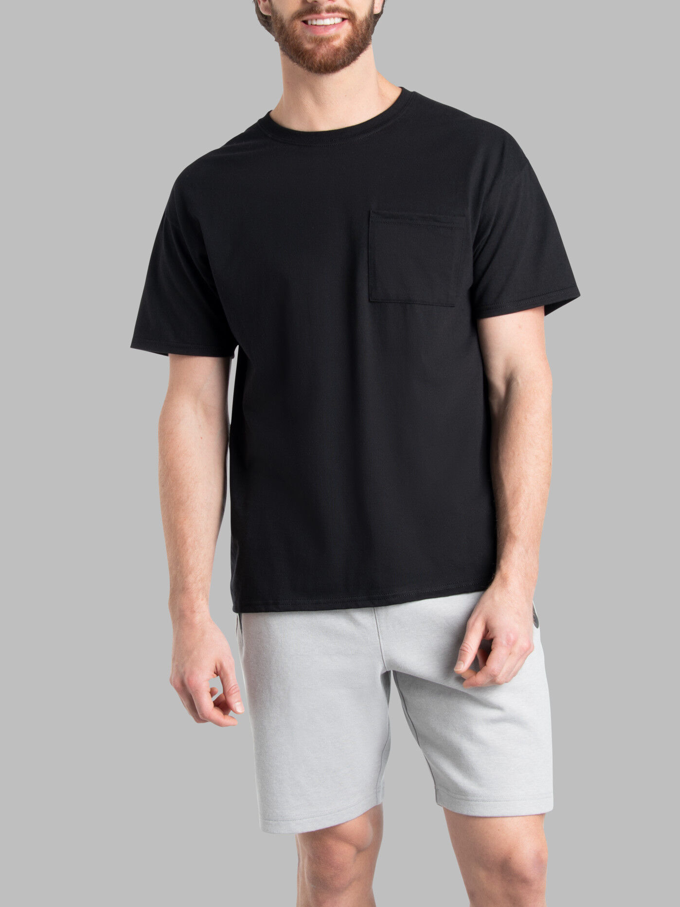 Fruit of the loom men's platinum eversoft short sleeve crew t shirt 2025