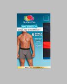 Men's 360 Stretch Cooling Channels Boxer Briefs, 2XL Assorted 6 Pack Assorted