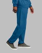 Eversoft® Fleece Elastic Bottom Sweatpants, Extended Sizes Blue