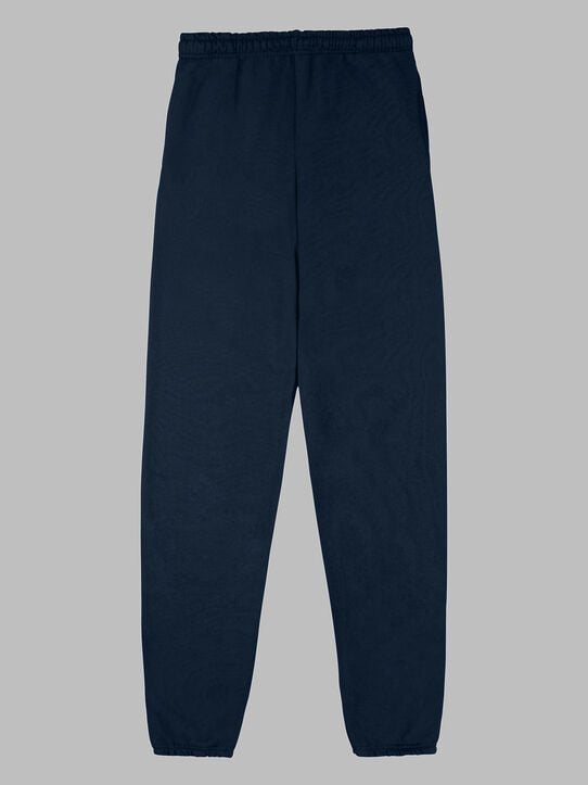 EverSoft®  Fleece Elastic Bottom Sweatpants, Extended Sizes Navy