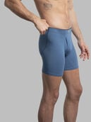Men's Crafted Comfort™ Fabric Covered Waistband Boxer Briefs, Extended Sizes Assorted 3 Pack Assorted