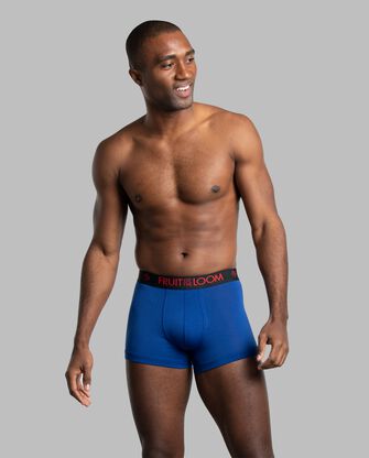 Men's Breathable Micro-Mesh Short Leg Boxer Briefs, Assorted 3 Pack 
