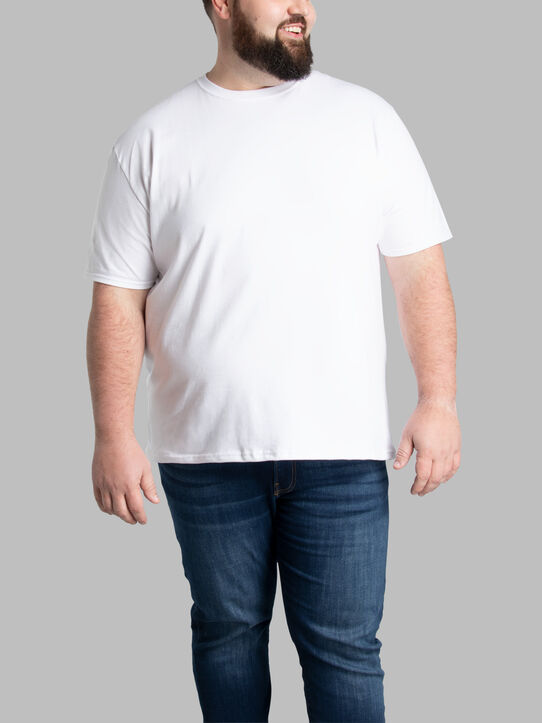 Big Men's Eversoft® Short Sleeve Crew T-Shirt White