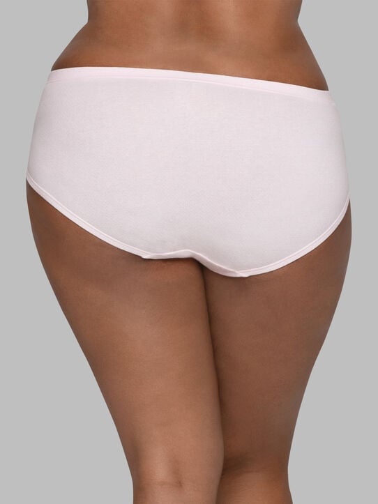 Women's Fit for Me Breathable Cotton Stretch Mesh Brief Panty, Assorted 6 Pack Assorted