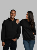 Eversoft® Fleece Pullover Hoodie Sweatshirt, Extended Sizes Black