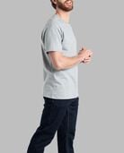 Men’s Eversoft® Short Sleeve Pocket T-Shirt, 2 Pack MINERAL GREY HEATHER