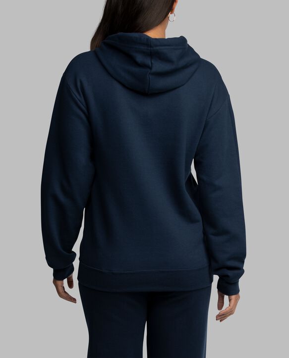 Eversoft® Fleece Pullover Hoodie Sweatshirt Navy