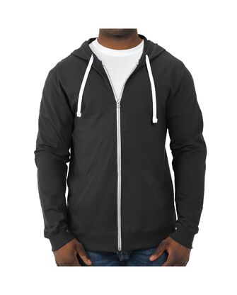 Big Men's Soft Jersey Full Zip Hooded Jacket, 1 Pack 