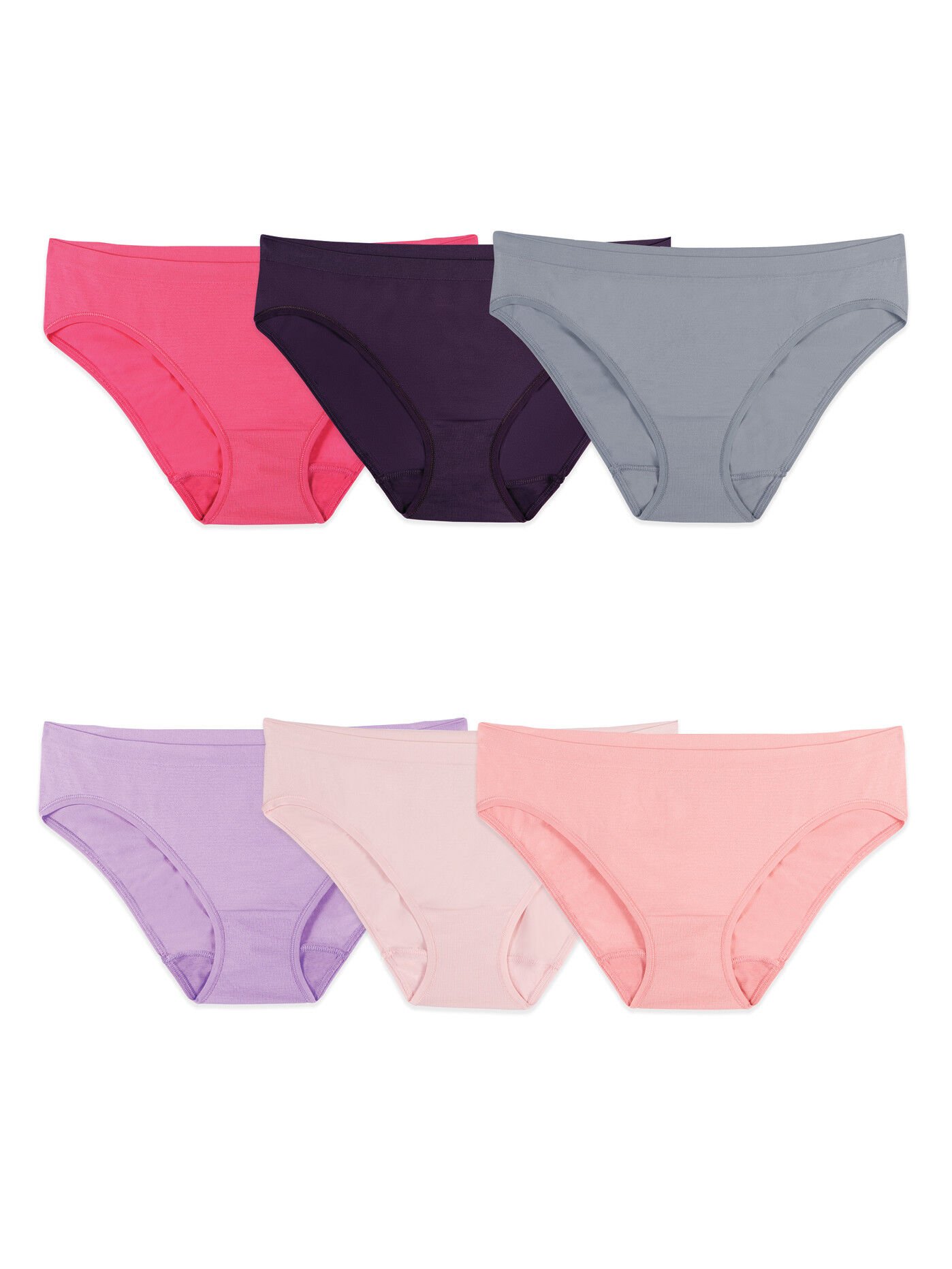 Women's Seamless Bikini Panty, 6 Pack | Fruit of the Loom