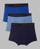 Men's Breathable cotton Micro-Mesh Short Leg Boxer Briefs, Assorted 3 Pack Assorted