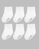 Baby Breathable Socks, White 6 Pack WHITE