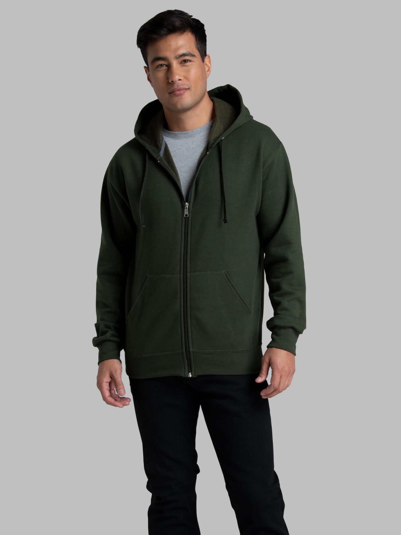 Fruit of the loom green hoodie outlet