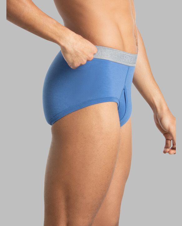 Men's Workgear™ Cotton Stretch Briefs, Assorted 3 Pack Assorted