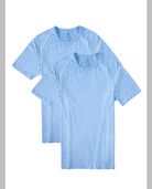 Big Men's EverLight™ Short Sleeve Raglan T-Shirt, 2 Pack Cloud Blue Heather