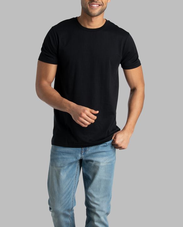 Men's Crafted Comfort Artisan Tee™ Crew T-Shirt Black Ink