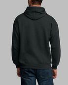 Men's Eversoft® Fleece Pullover Hoodie Sweatshirt, Extended Sizes Black Heather